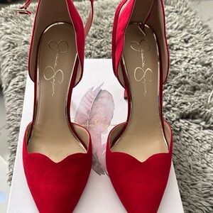 Jessica Simpson Scarlet Red Heels